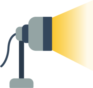 Spotlight illustration