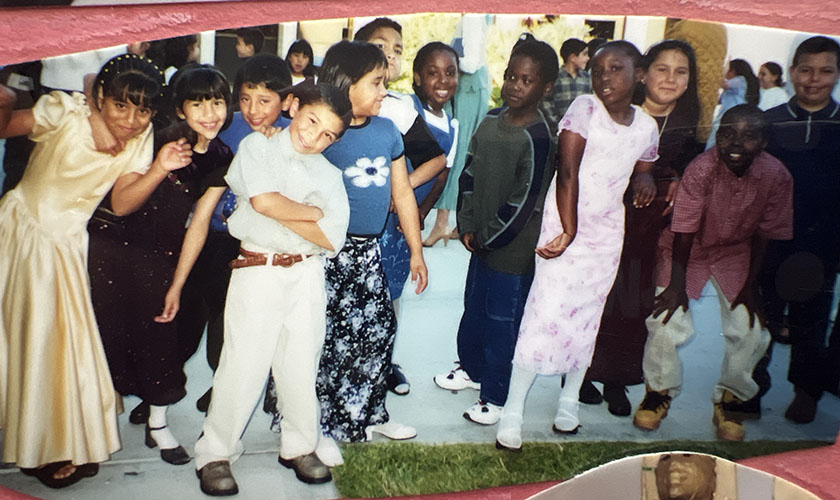 Lower graders dressed up on a special day